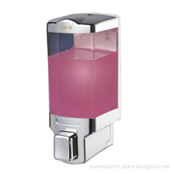 Chrome Body Clear Tank Manual Soap Dispenser V-8121c